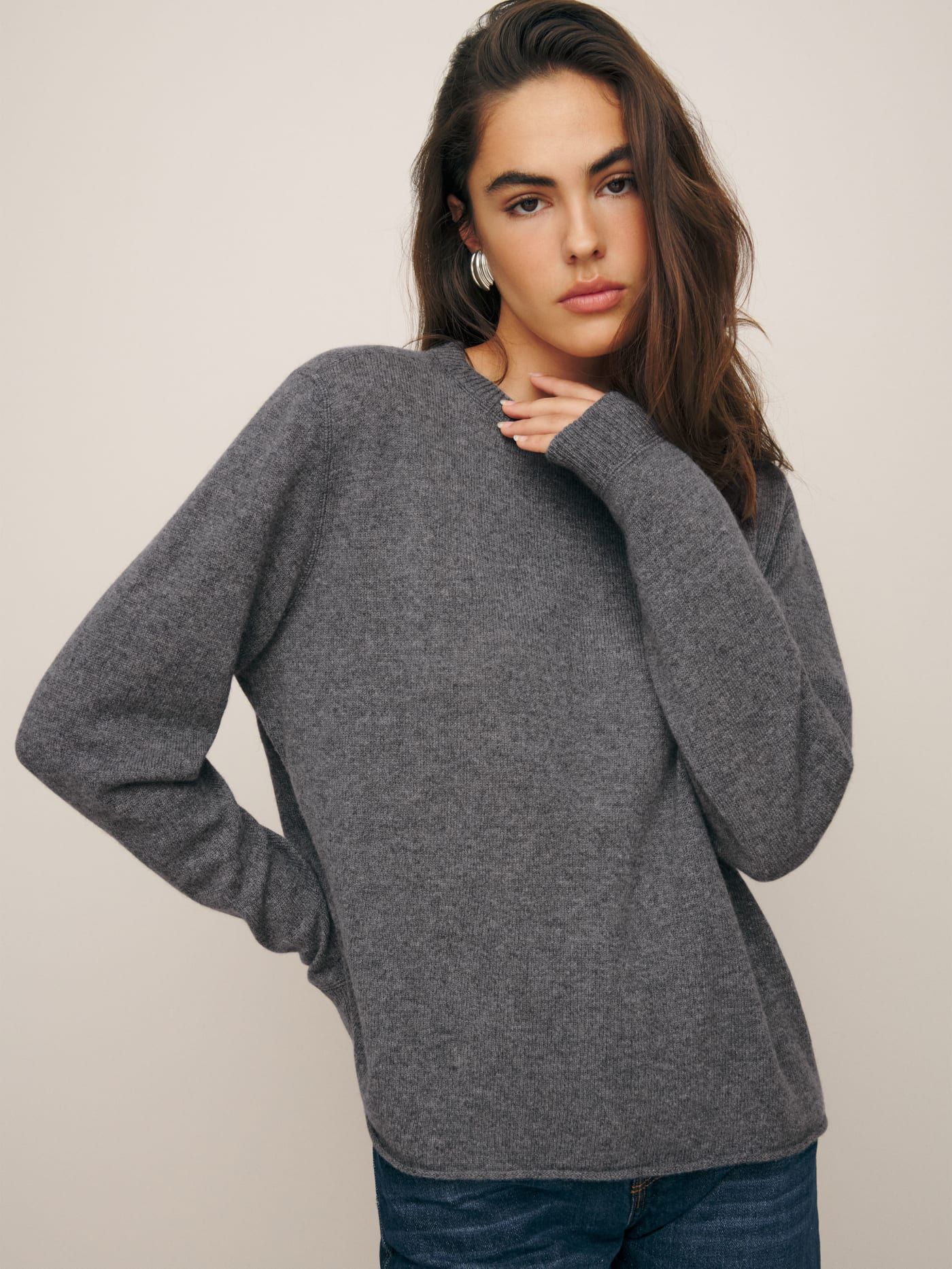 Cashmere Boyfriend Sweater | Reformation (US & AU)