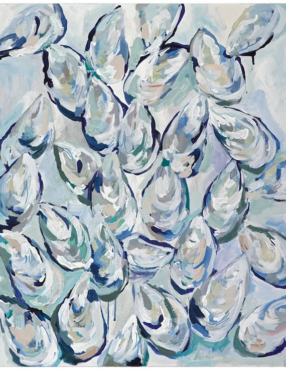 December Oysters Signed Print of Original Acrylic Painting | Etsy | Etsy (US)