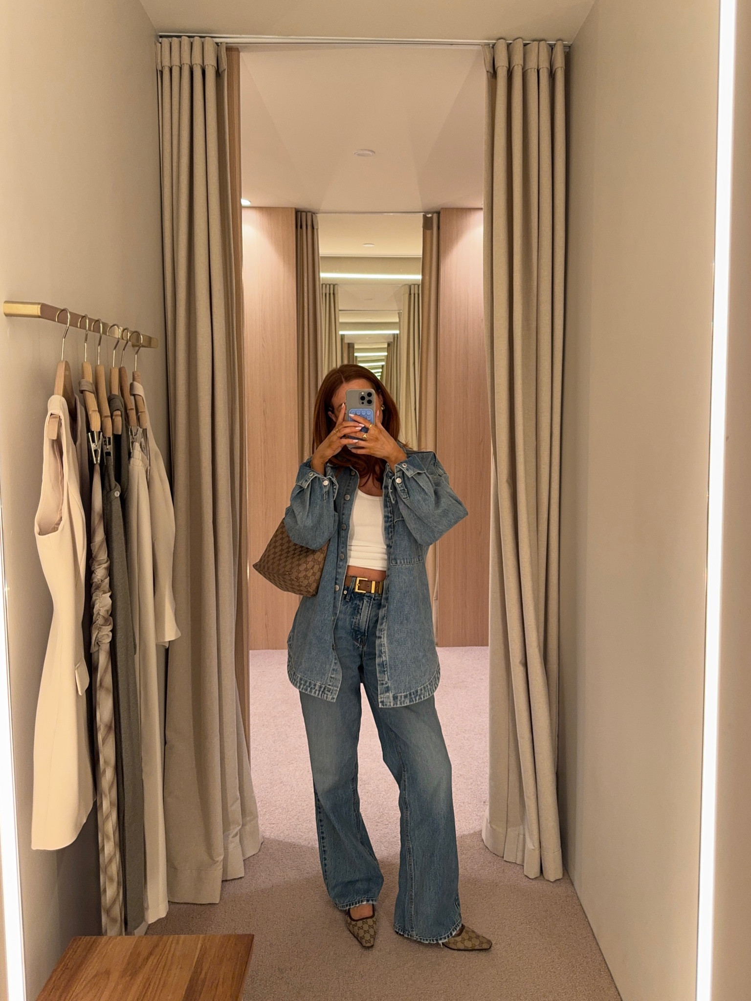 OUTFIT OF THE DAY🤍 
Jacket is Zulu & Zephyr wearing a 10
Belt DISSH - purchased in store, can’t find colour but there’s a black version below. 
Bag - vintage Gucci hobo shoulder bag 🤍

#LTKSeasonal #LTKGiftGuide #LTKaustralia