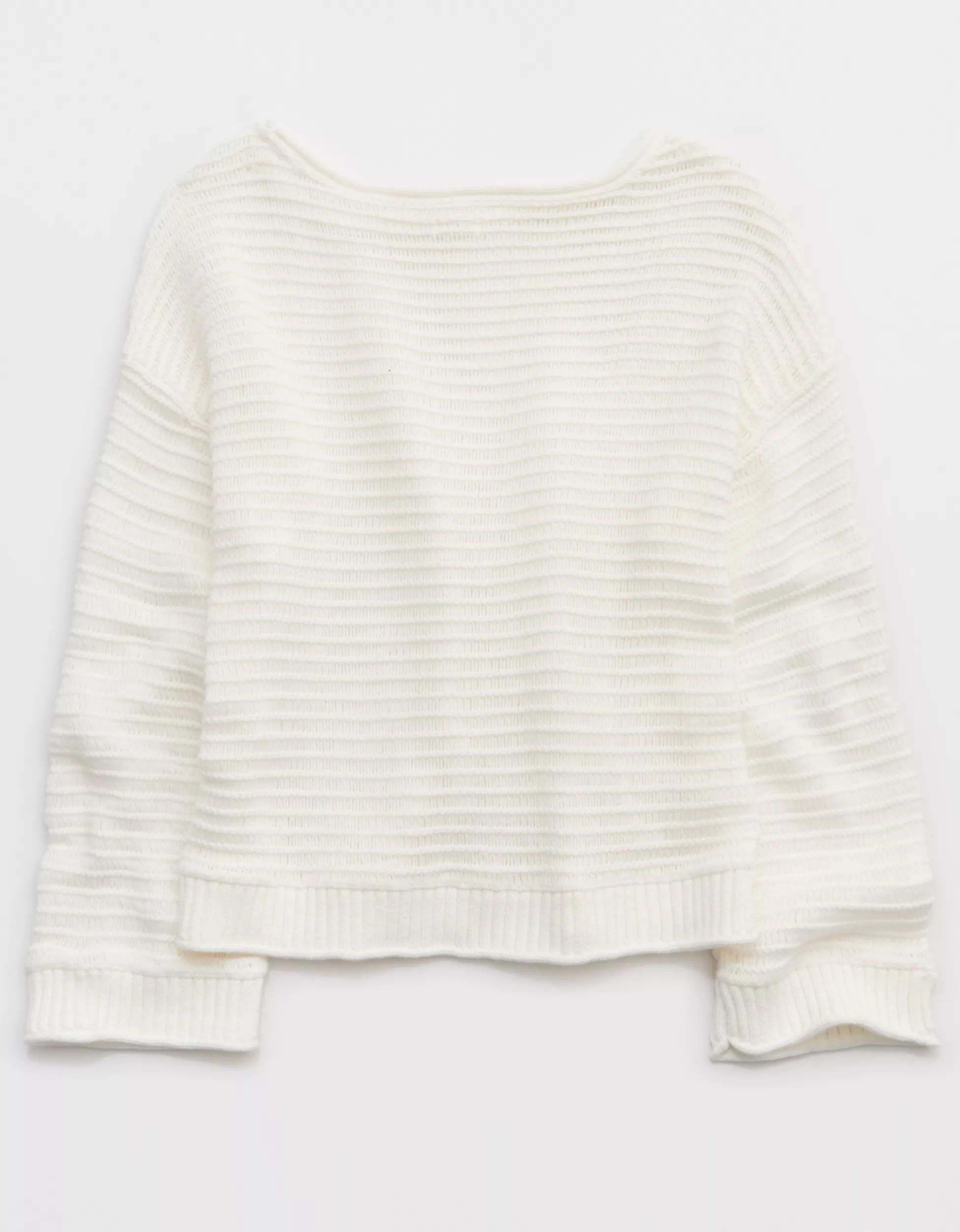 Aerie Sunkissed Textured Off-The-Shoulder Sweater | Aerie