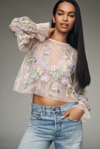 Long-Sleeve Embroidered Mesh Top 🌸💜



floral top | mesh top | date night | lavender floral | concert outfit idea



#LTKPetite #LTKootd #LTKFestival