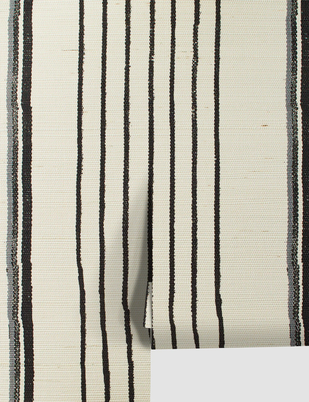 Two Tone Stripe Grasscloth Wallpaper By Nathan Turner | Lulu and Georgia 