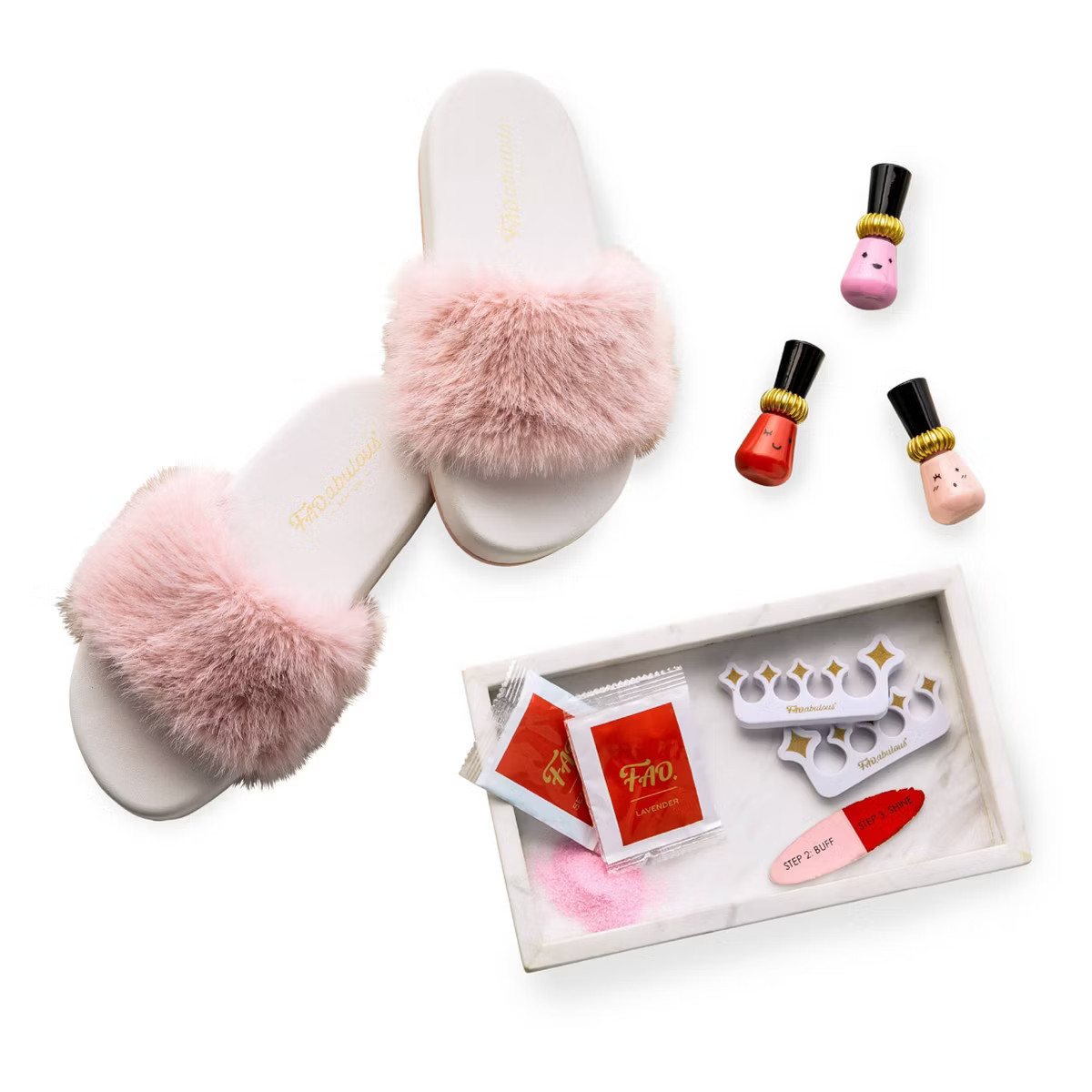 FAO Schwarz Slippers Pedicure Gift Set | Target