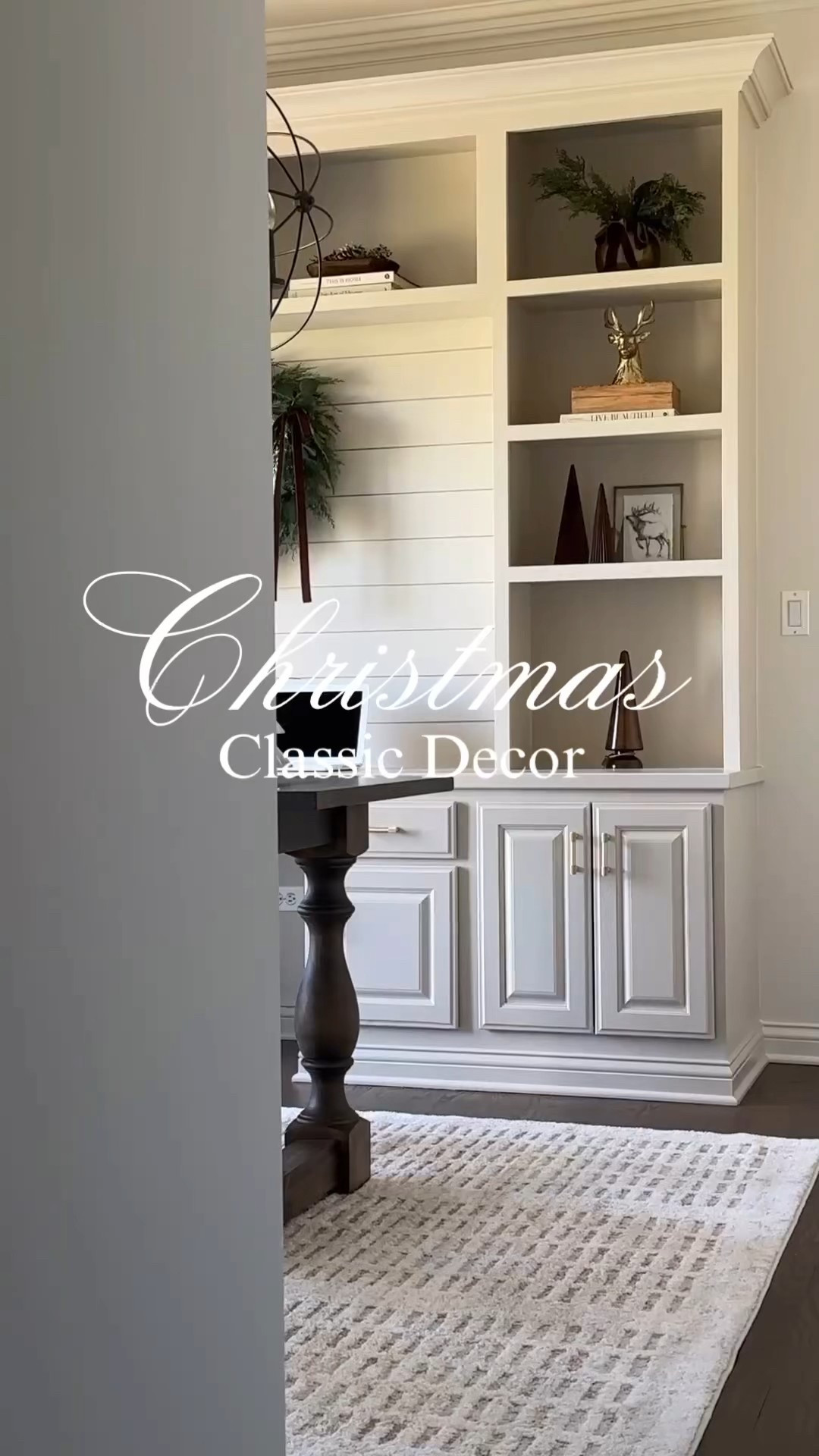 Classic Christmas decor in the office. 

#LTKHoliday #LTKSeasonal #LTKHome