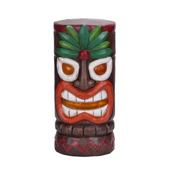 Style Selections  20.75-in H x 10-in W Tiki Garden Statue | Lowe's