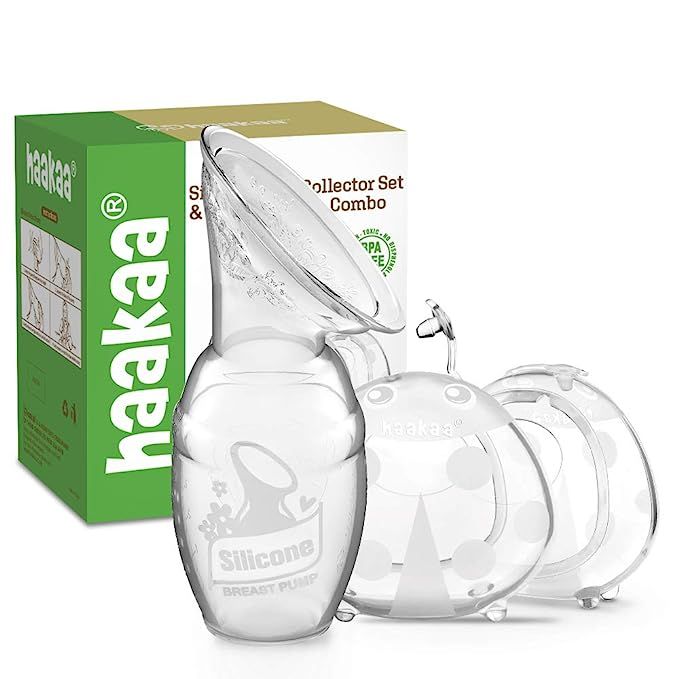 Haakaa Manual Breast Pump & Breast Shell Combo Breastmilk Collector for Breastfeeding Silicone Mi... | Amazon (US)