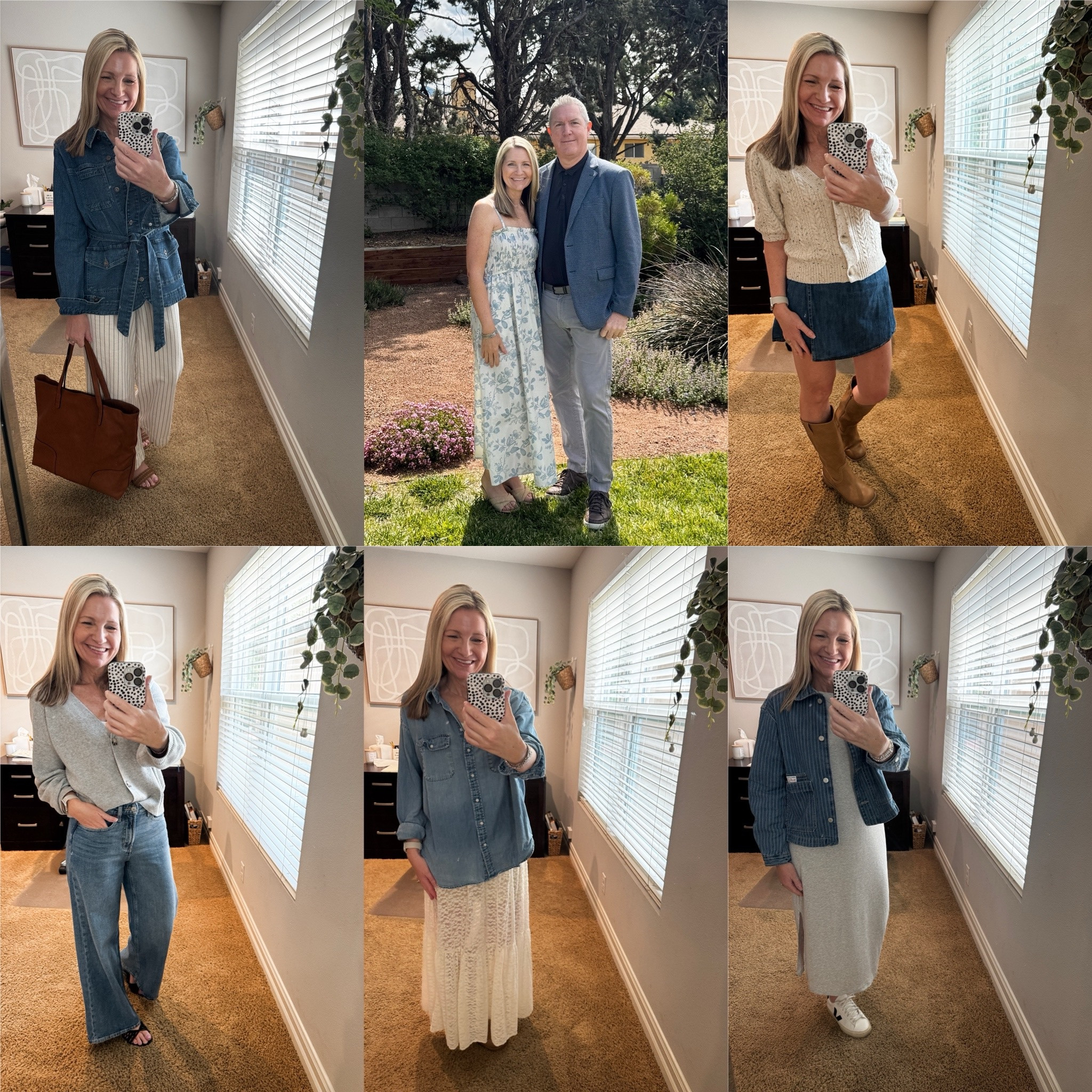 Weekly outfit round-up. I definitely had a neutral with blue themed week. 

#LTKootd #LTKSeasonal #LTKOver40