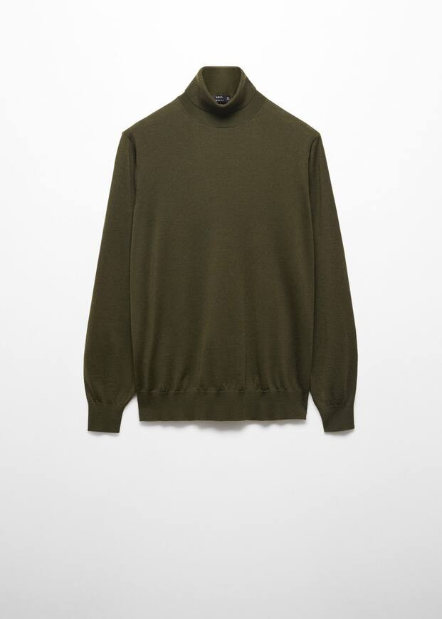 100% merino wool turtleneck sweater | MANGO (US)