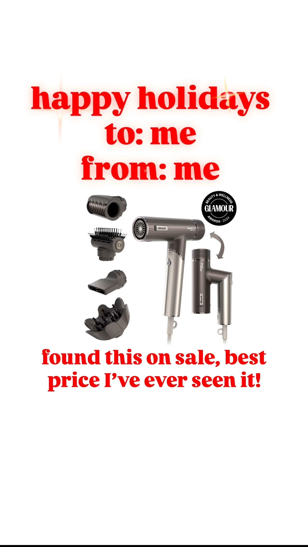 this blow dryer would make any girl happy!  Gift idea for that picky girl, boujee girl, college girl
Shark flex Wand Blow dryer 
on sale now!

#LTKSaleAlert #LTKBeauty #LTKCyberWeek