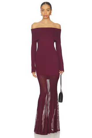SEROYA Isotta Dress in Pinot from Revolve.com | Revolve Clothing (Global)