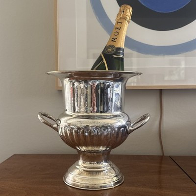 Vintage EPNS Silver Plate Trophy Urn Champagne Wine Ice Bucket w/ Handles, 9.5\u201d | eBay US