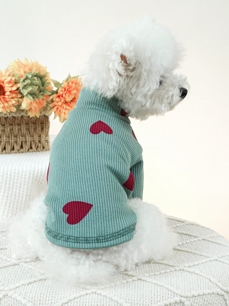 1pc Pet Clothes, Dog/Cat Hoodie Sweatshirt, Suitable For Small Pets, Valentine's Day | SHEIN
