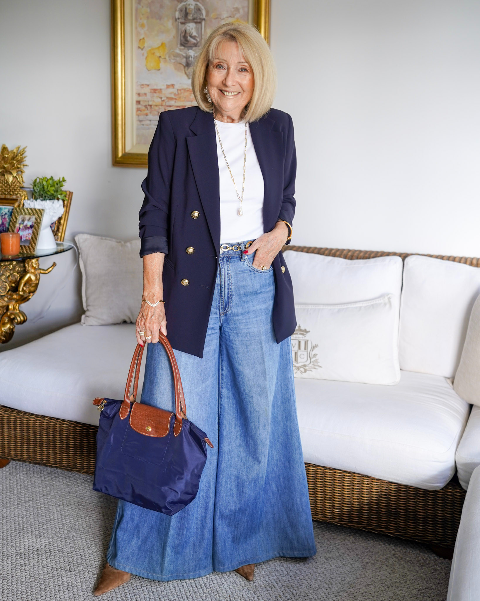 You don't need much to create a classic, stylish outfit for lunch with friends.

✨ A great jacket, a pair of well-fitting jeans, an everyday bag and some timeless shoes can take you almost anywhere.

🛍️ The key is choosing pieces that work hard in your wardrobe, items you can layer, mix and match, and style in different ways while still looking effortlessly put together.

✨ That's why I love this combination so much. Starting with a simple t-shirt and jeans gives you the perfect foundation. From there, you can add almost any jacket to completely transform the look and create your own style statement.

Simple, versatile and endlessly chic.
 

 #LTKaustralia #LTKover50style