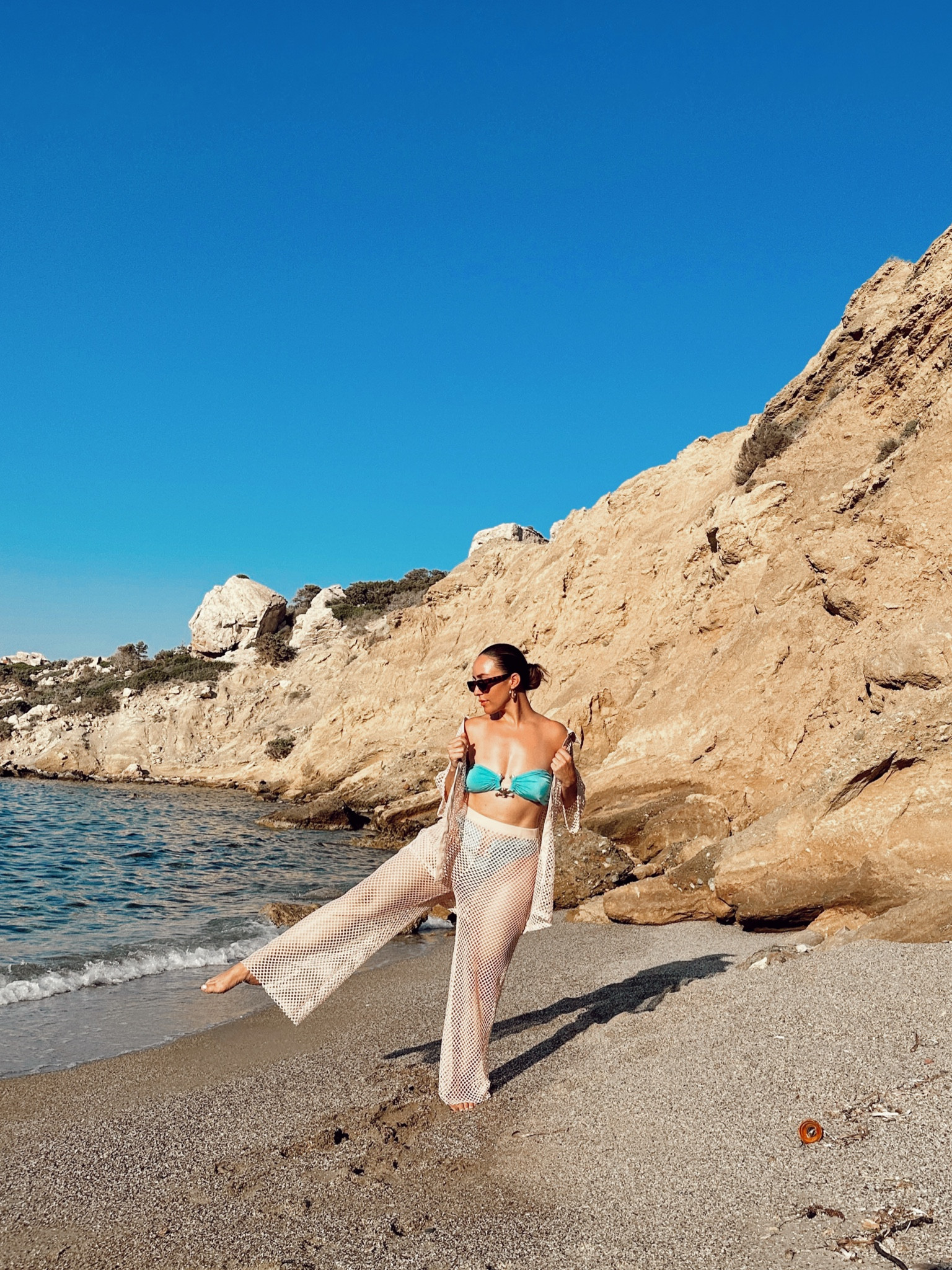 Wearing a size 12 pant and 8 top. Wearing an 8 top and bottom bikini