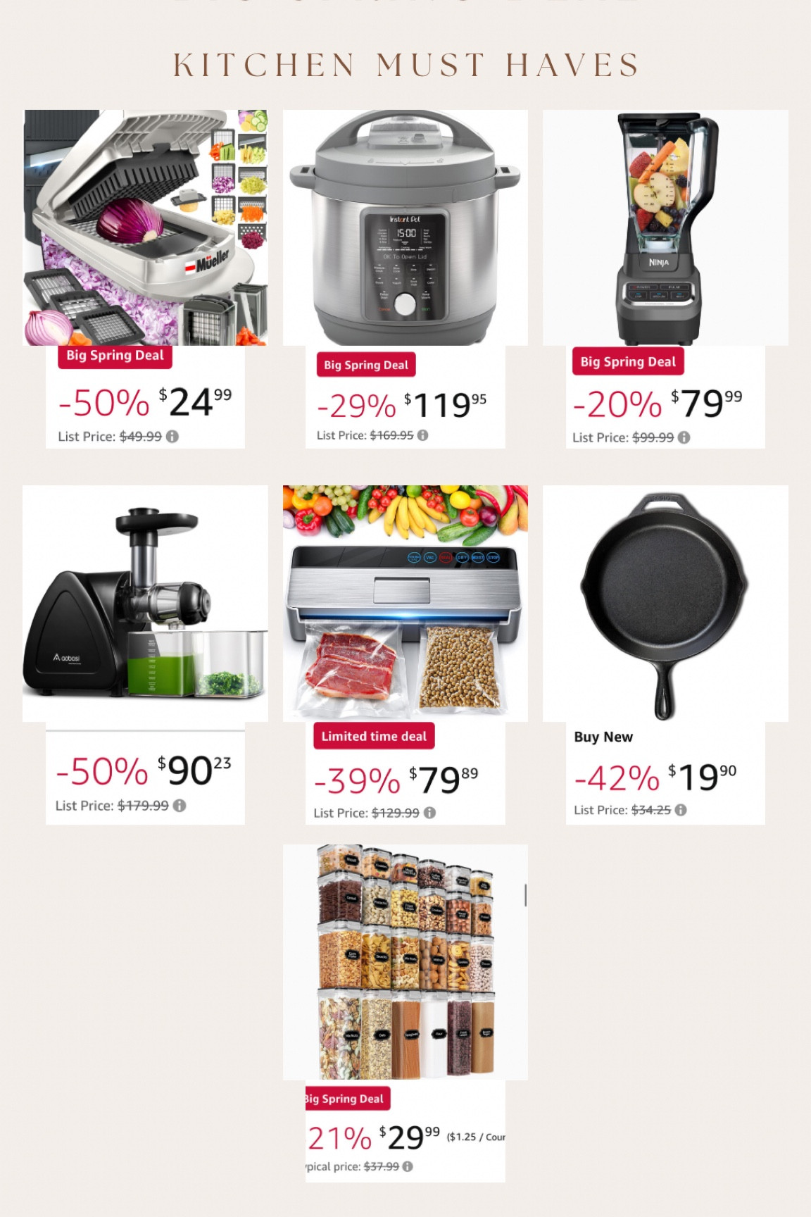 Best of prime big spring deals kitchen must haves! 

#LTKsalealert #LTKhome
