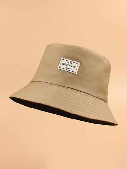 Letter Patched Bucket Hat | SHEIN