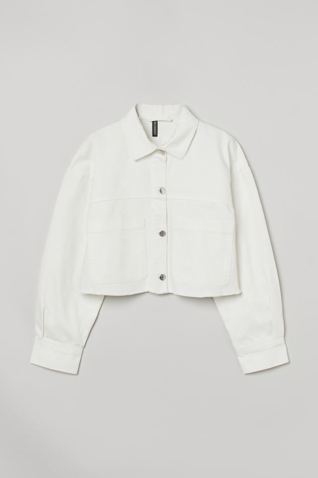 Twill Crop Jacket | H&M (US + CA)