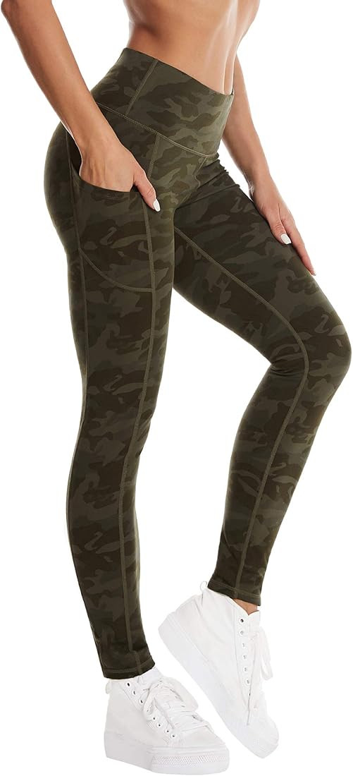 Yoga Pants for Women, Gym Leggings Workout Leggings with Pockets, High Waisted Women Sports Runni... | Amazon (UK)