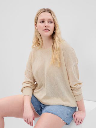 Linen-Blend Sweater | Gap Factory