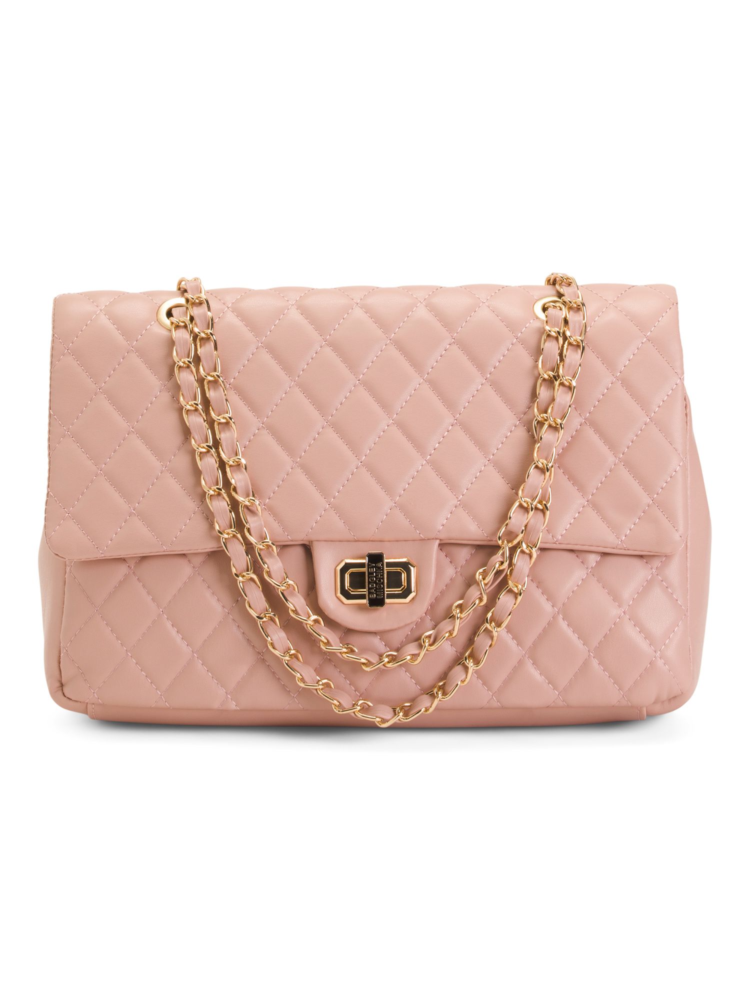 Quilted Shoulder Crossbody With Turn Lock | TJ Maxx
