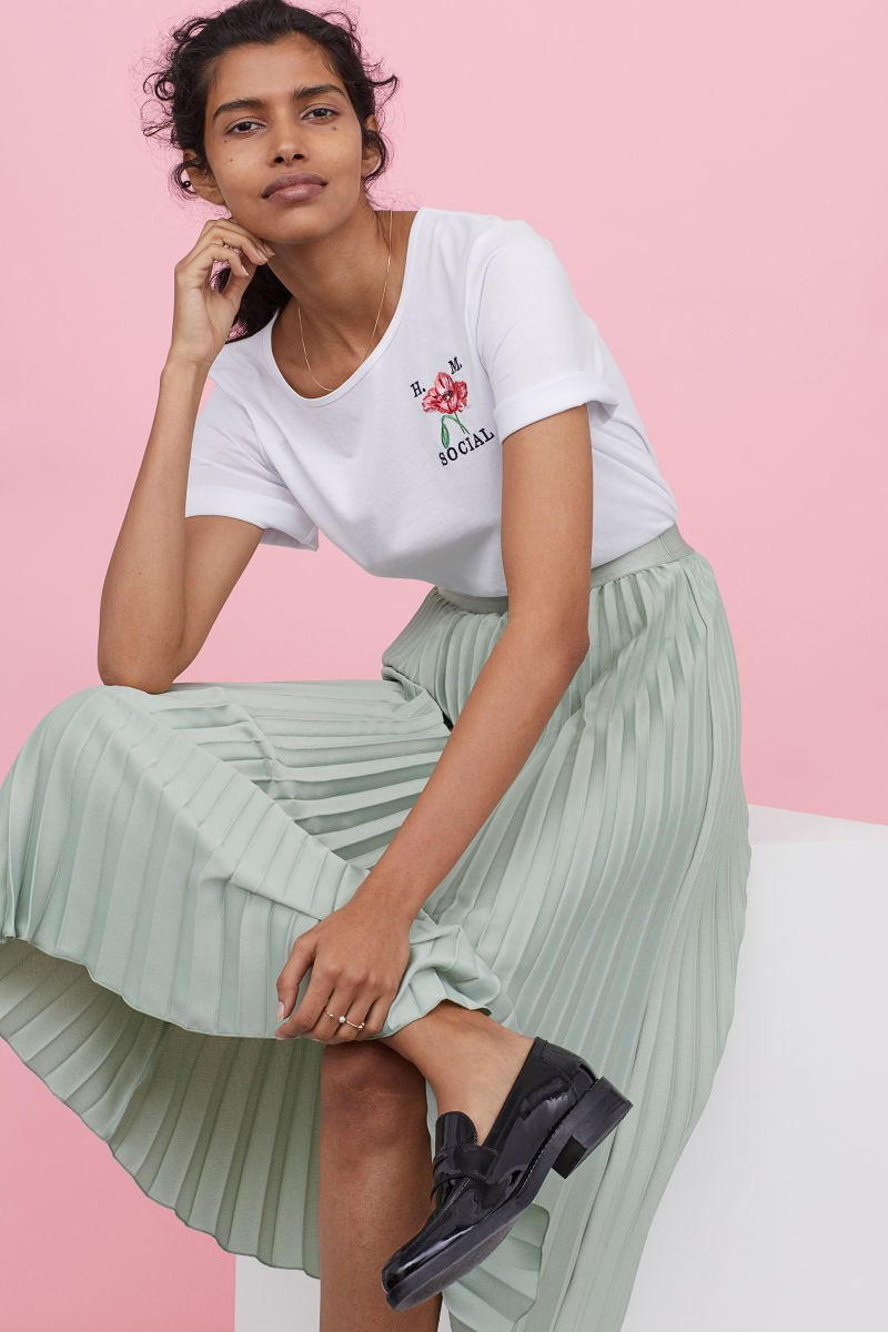 H&M Pleated Skirt $39.99 | H&M (US)