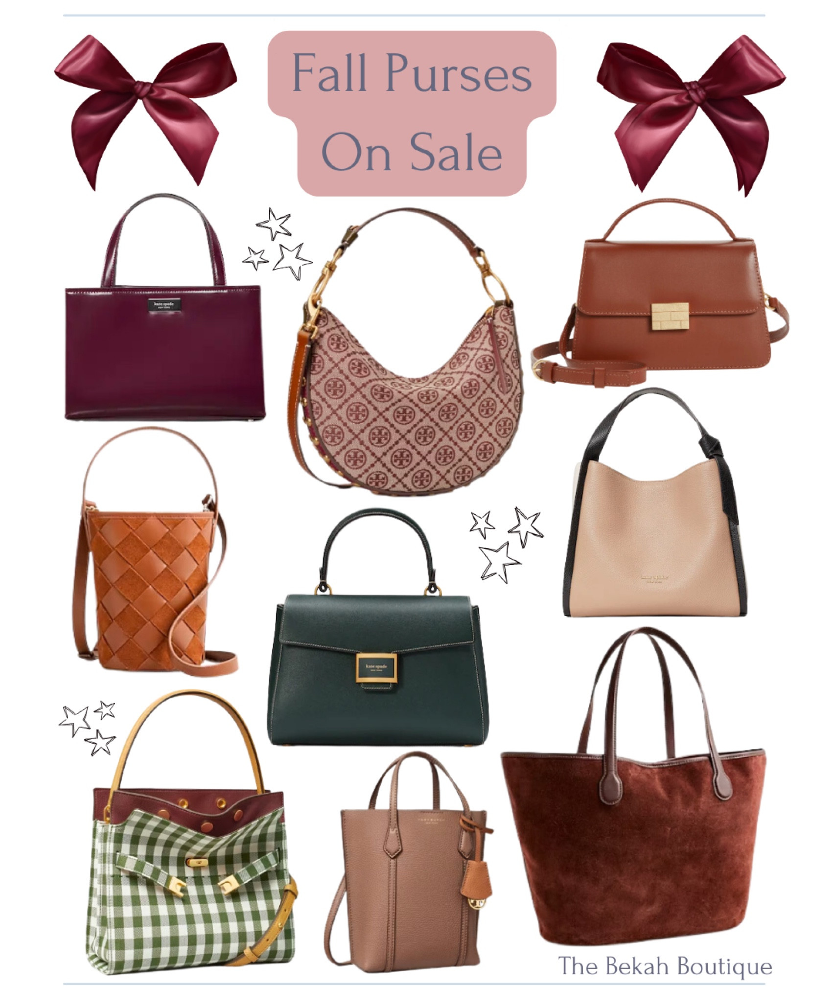 Something about fall makes me crave a new bag. 🍎🍂🎃🍷 If you’re in the market, now’s the perfect time to buy. So many brands have fabulous sales on gorgeous suede totes, rich leather crossbody bags and more. I’m sharing my favorite fall bags currently on sale in today’s post. 

Fall, fall bag, fall handbag, fall purse, Tory Burch, Kate spade, j. Crew, Berkeley leather and suede tote, Berkeley woven crossbody bucket bag, mini perry tote, lee radziwill small double bag in gingham, Katy medium top-handle bag, knott colorblock crossbody tote, t monogram studded crescent bag, Sam small tote, under $100, under $200 

#LTKitbag #LTKfindsunder100