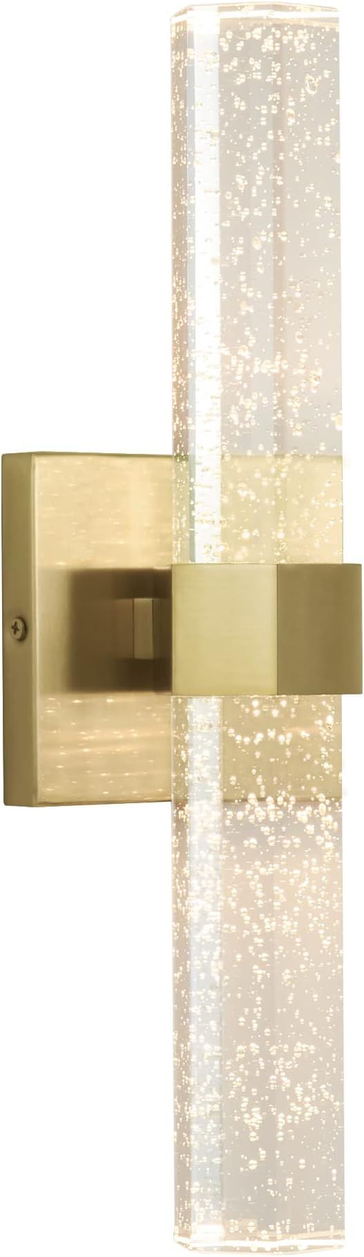 Epinl Modern Wall Sconce - Bathroom Vanity Light Fixtures Bubble Crystal Wall Lighting 3000K LED ... | Amazon (US)