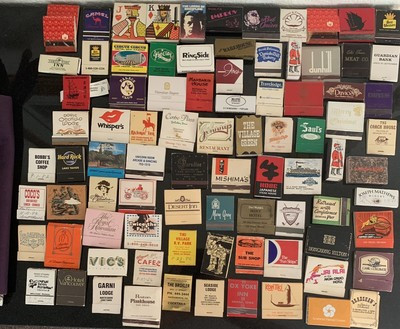 89 + Pc Lot of Vintage Match Books Collectible Advertising, Restaurants, Casinos | eBay US