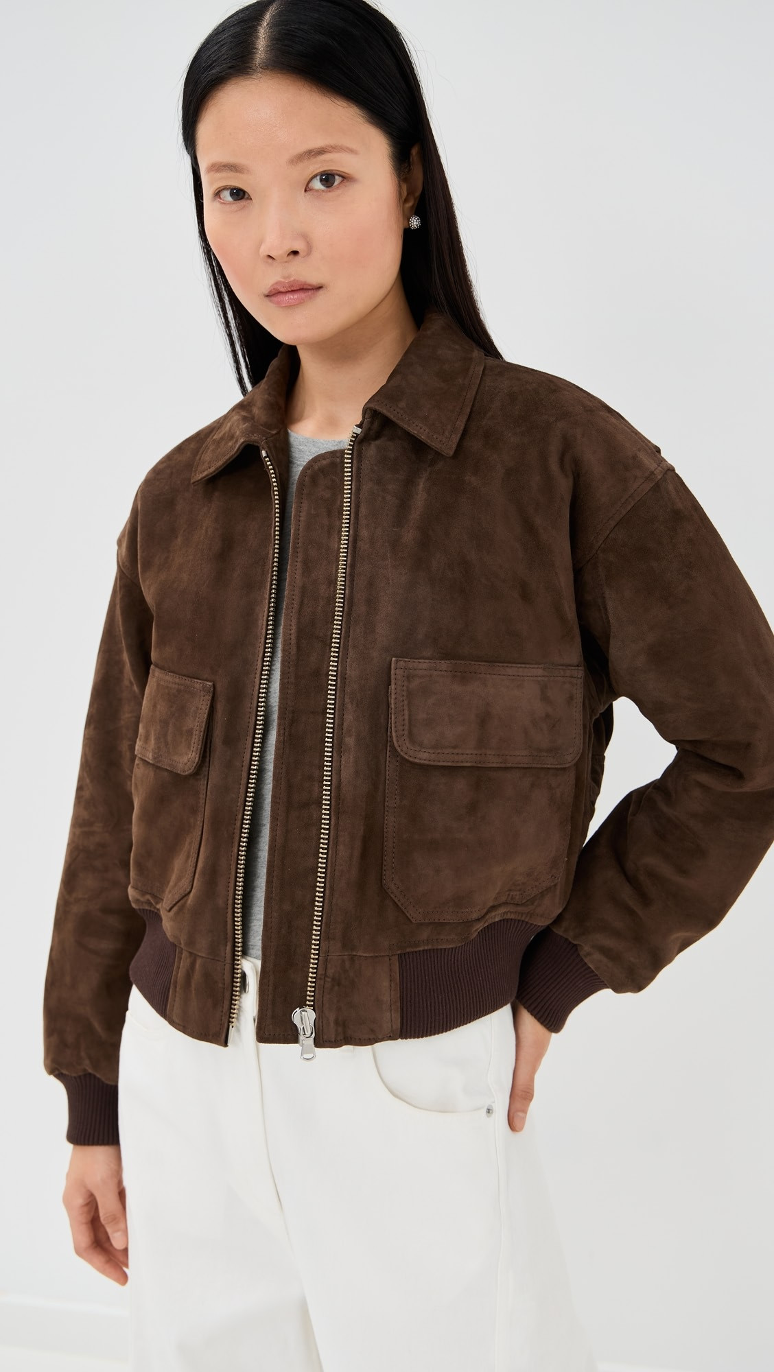Cropped Aviator Jacket | Shopbop