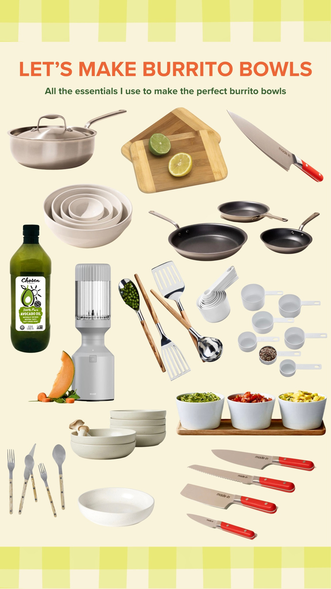 Making it easy for you to make delicious burrito bowls like my Blackened Salmon Burrito Bowls with Creamy Jalapeño Sauce by putting everything I used in one place! Enjoy 🥣

#LTKhome #LTKGiftGuide #LTKHoliday