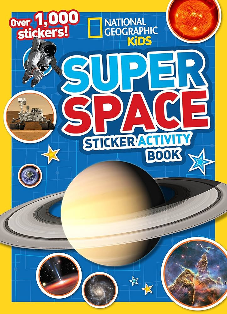 National Geographic Kids Super Space Sticker Activity Book: Over 1,000 Stickers! | Amazon (US)