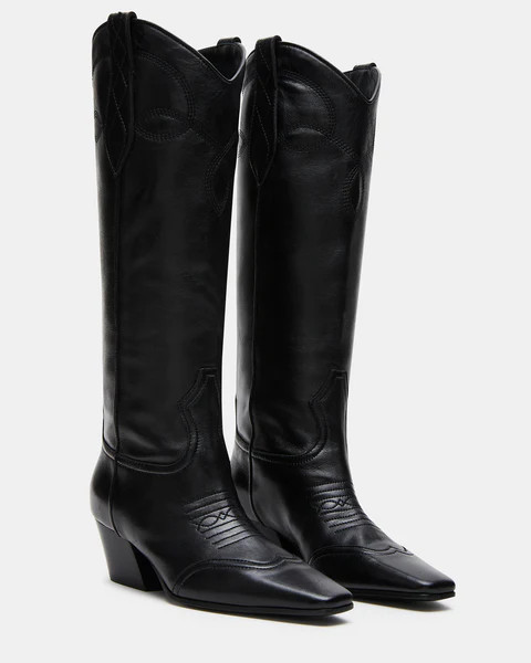 ABILENE BLACK LEATHER | Steve Madden (US)