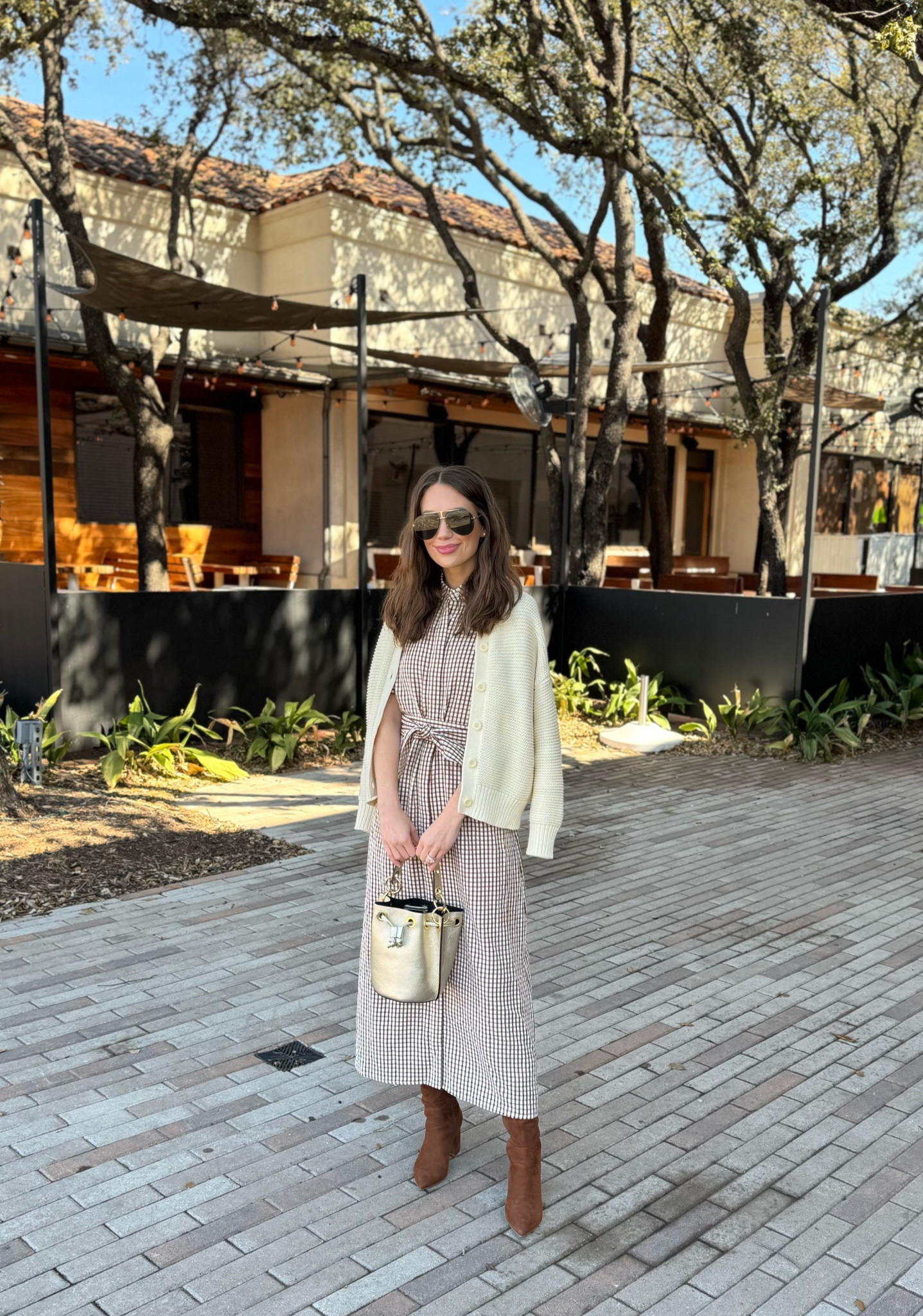 This dress is finally back in stock and comes in two colors! I’m wearing an XXS, which is my typical size for this retailer. Use code YOURULE for 20% off!! 