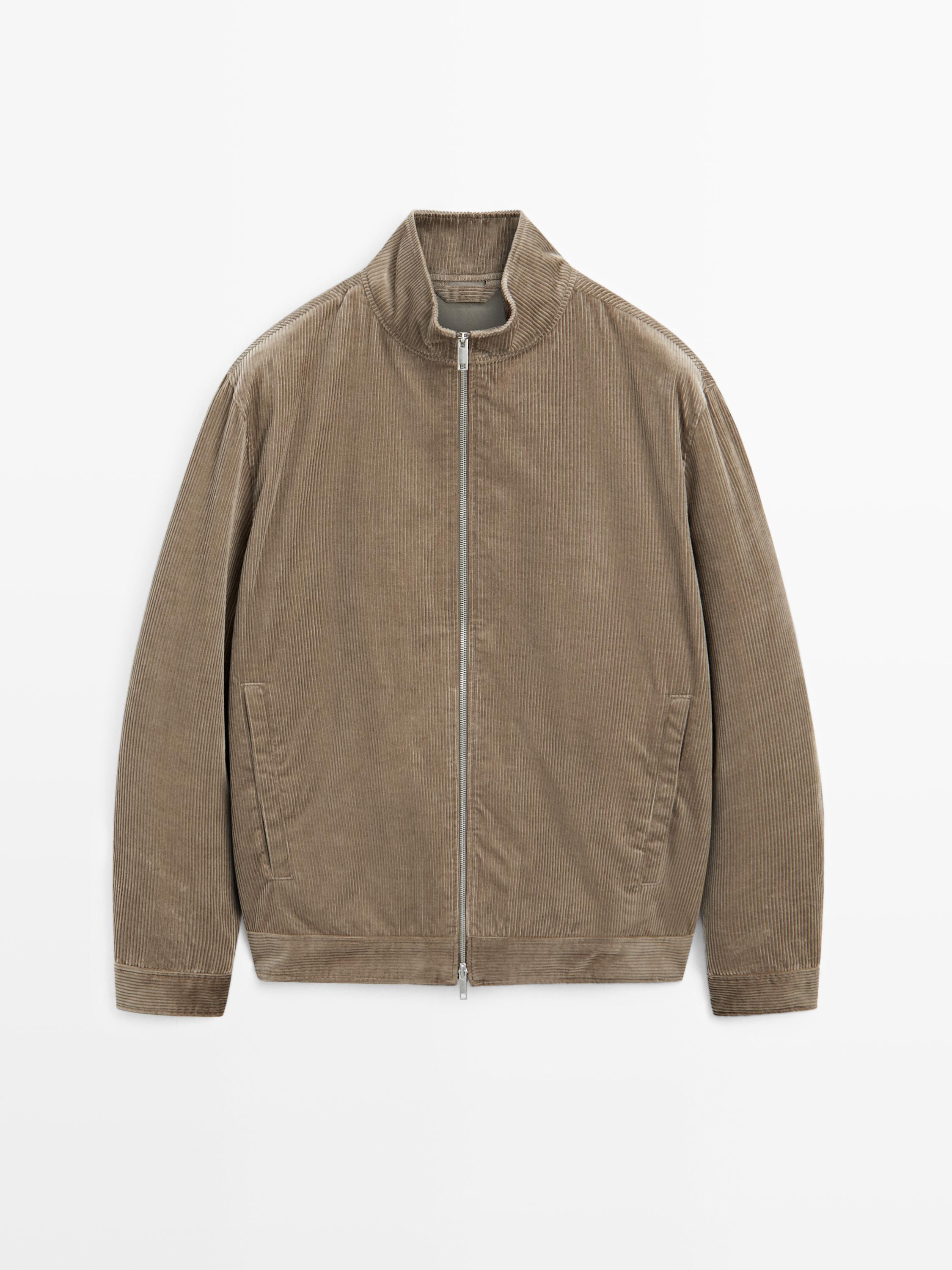 Cordjacke mit Stehkragen | Massimo Dutti DE