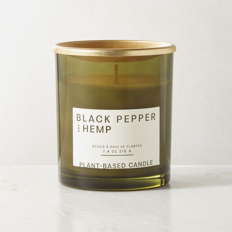 Illume Black Pepper + Hemp Scented Candle 7.4 OZ + Reviews | CB2 | CB2