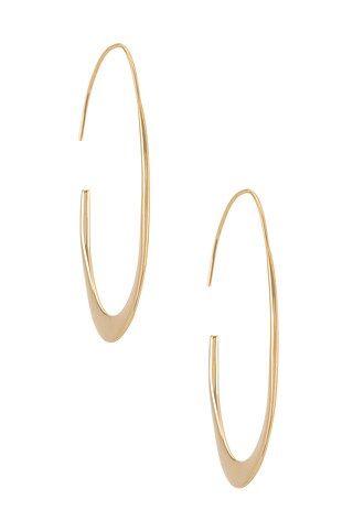SOKO Mezi Tapered Hoops in Gold from Revolve.com | Revolve Clothing (Global)
