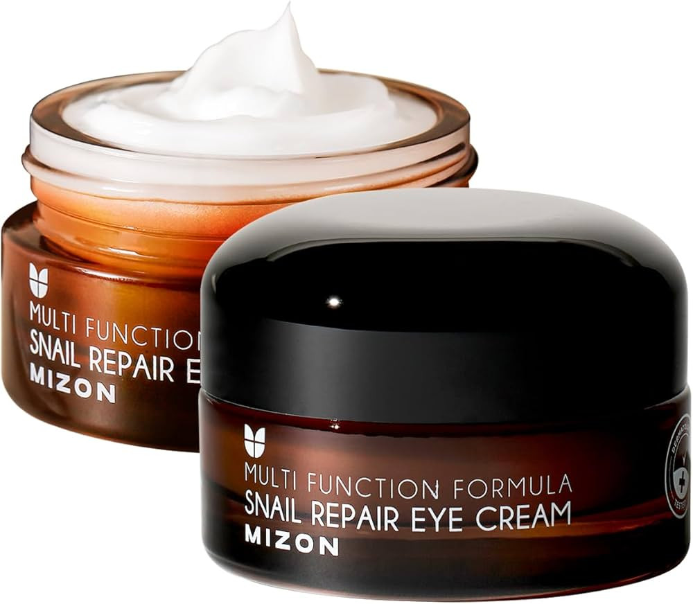 MIZON Snail Line Snail Repair Eye Cream, natural treatment, wrinkle treatment, fine line, hydrati... | Amazon (US)