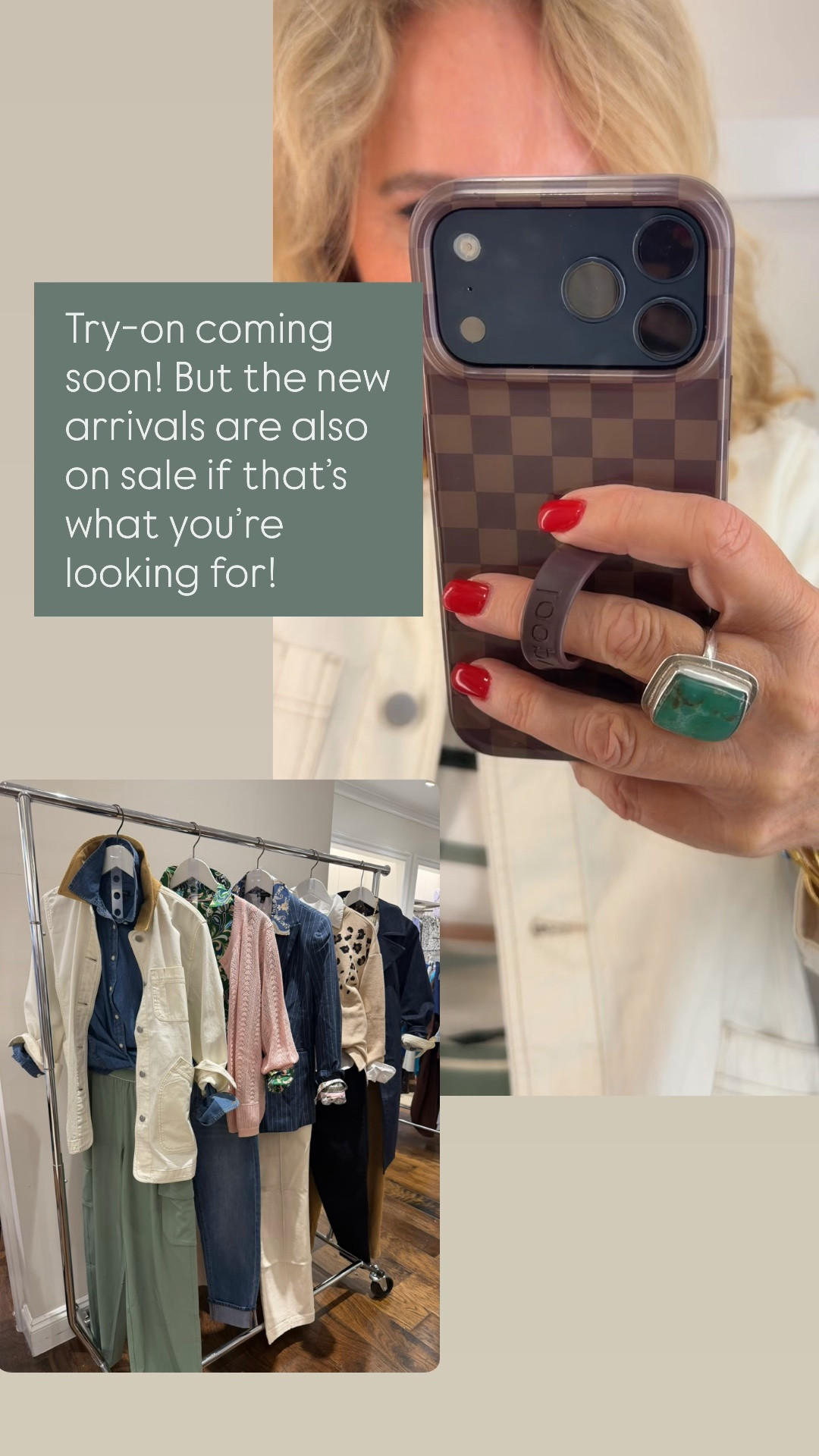 Barn jacket is lightweight with the trending faux suede￼ collar. I’m wearing a medium petite.
Track pant size medium
This striped jersey I’m wearing a medium. It’s almost tunic length comes lower bottom of my hips. If you wanna wear it as a tunic, I would suggest sizing up.

#LTKSaleAlert #LTKOver40 #LTKootd