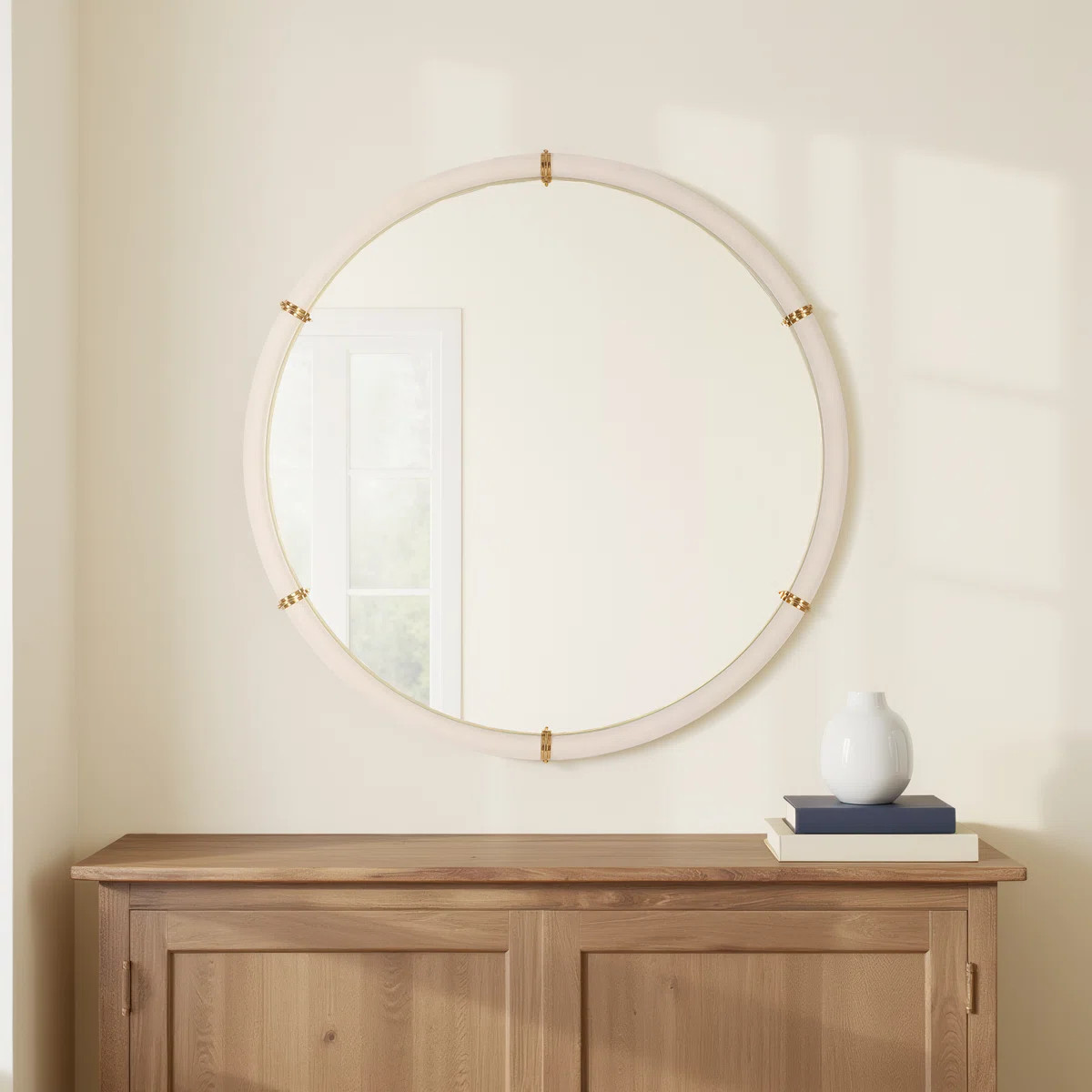 Steel Round Wall Mirror | Wayfair North America