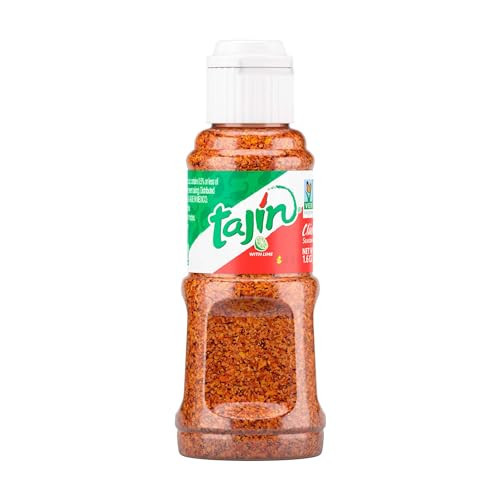 Tajin Clásico Seasoning, Mini Portable Mexican Chili Lime Spice Blend for Fruit, Snacks, Tacos, and Cocktails, Zesty Flavor Enhancer, 1.6 oz (Pack of 1) | Amazon (US)