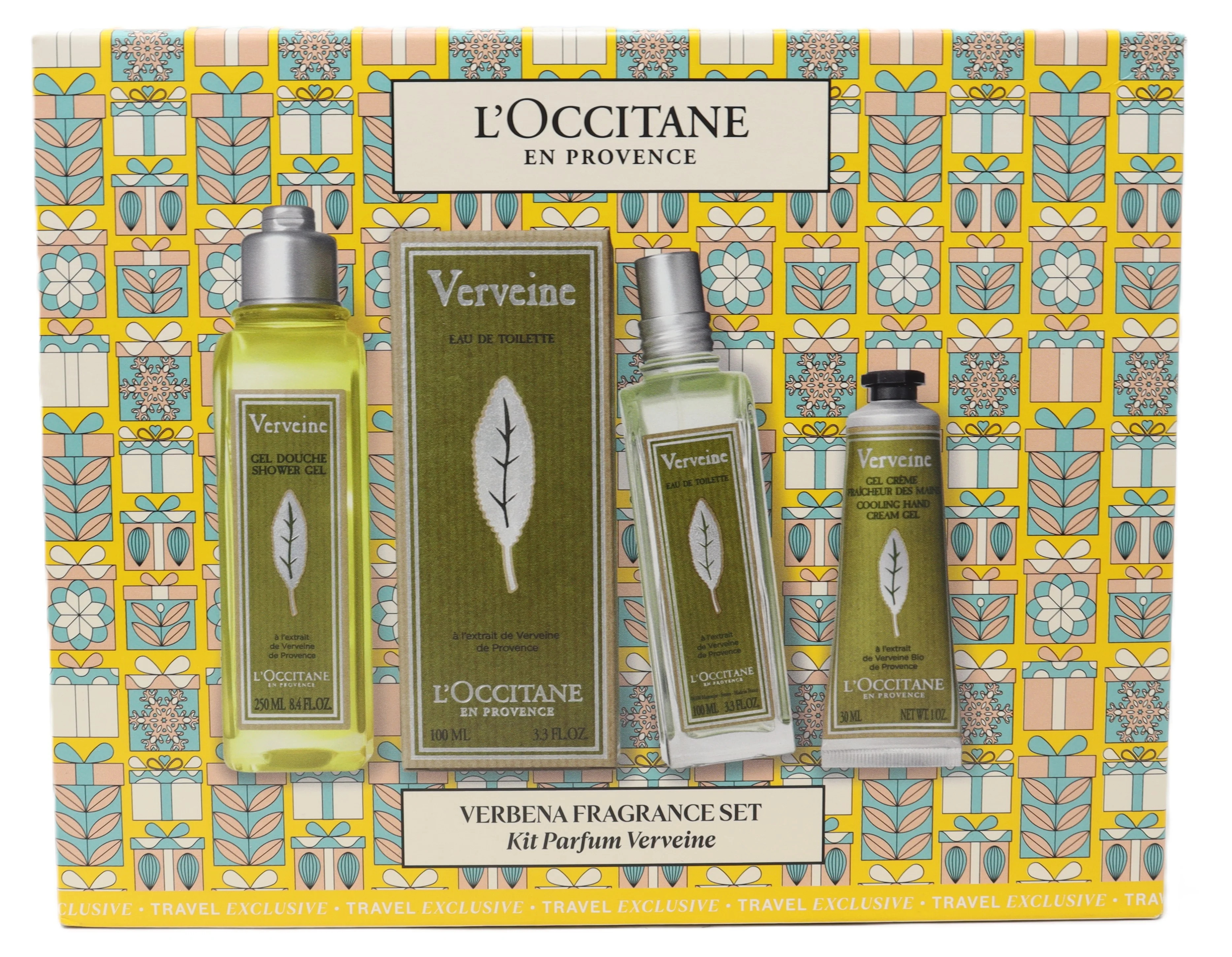 L'Occitane Verbena 4pcs Gift Set For Men
100ml Eau De Toilette Spray + 250ml Shower Gel + 30ml Ha... | Walmart (US)