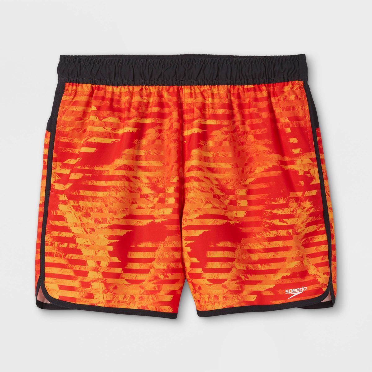 Speedo Men's 5.5" Spicy Print Swim Trunks - Orange | Target