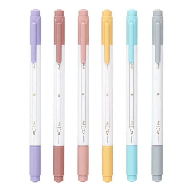 Sunset Focused Dual-Tip Markers 6-Pack | Erin Condren | Erin Condren