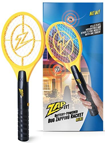 ZAP IT! Bug Zapper Battery Powered (2xAA Included) Bug Zapper Racket, 3,500 Volt | Amazon (US)