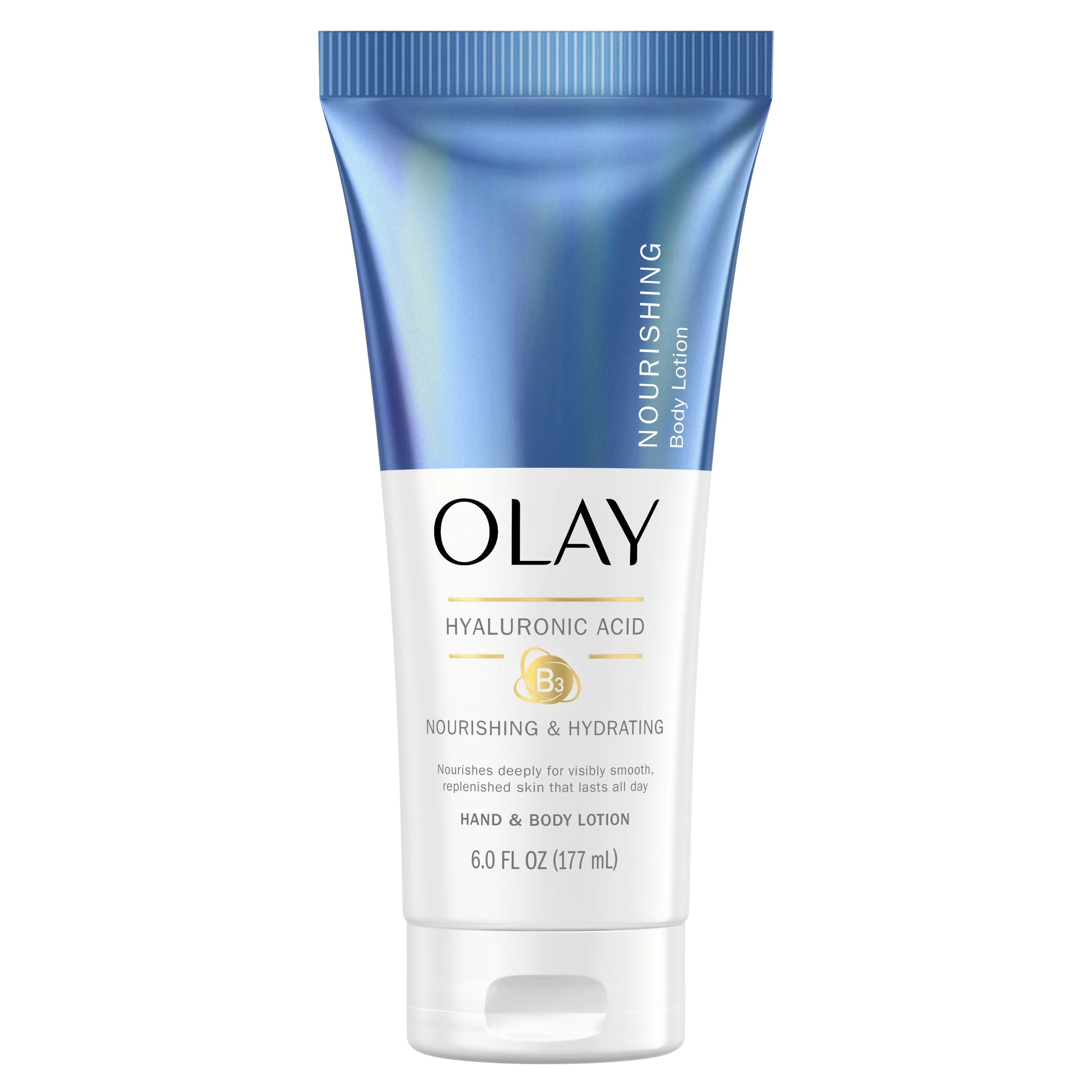 Olay Nourishing & Hydrating Hand and Body Lotion with Hyaluronic Acid, 6 Fl Oz | Walmart (US)