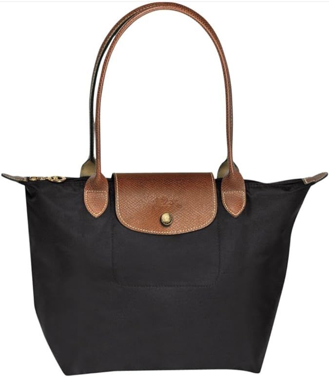 Longchamp Women's Le Pliage Sac Shopping Small Shoulder Bag, Black | Amazon (US)