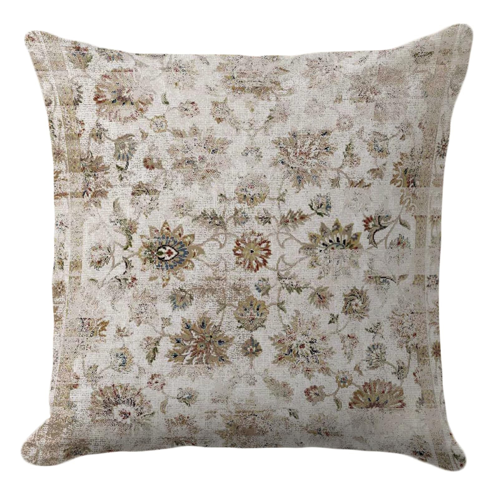 Ethnic Bohemian Pillow Covers 20X20 Inch - Super Soft Vintage Turkish Carpet Design, Boho Throw C... | Amazon (US)