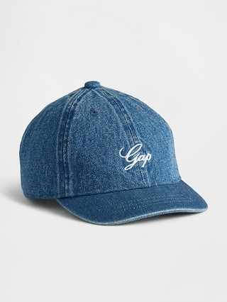 Toddler Gap Logo Denim Baseball Hat | Gap Factory