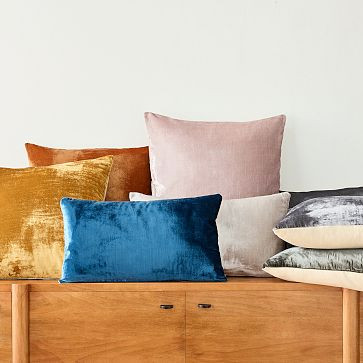 Lush Velvet Pillow Cover | West Elm | West Elm (US)