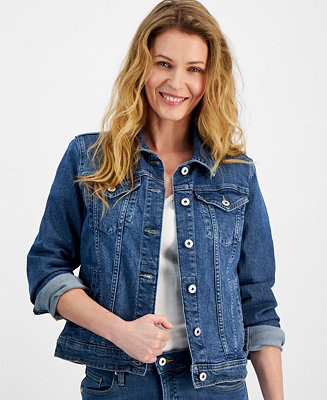 Women's Classic Denim Jacket | Macy's